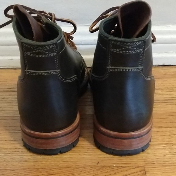 n.d.c. "Duffy L" Handmade Leather Pull Up Boots - Size 38 (US 8) - Picture 4 of 13